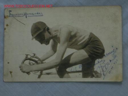 Coleccionismo deportivo: TARJETA POSTAL CICLISTA - Foto 1