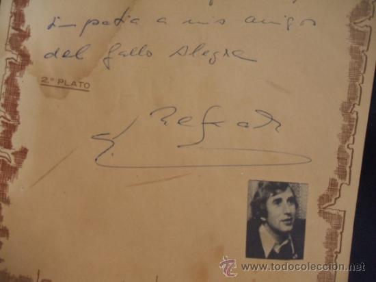 Coleccionismo deportivo: DEDICATORIA Y AUTOGRAFO ORIGINAL - CARLES REXACH - - Foto 3