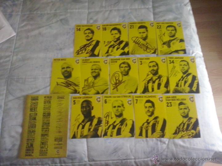 Coleccionismo deportivo: Colecci&oacute;n postales con aut&oacute;grafo Vitesse-Holanda - Foto 1