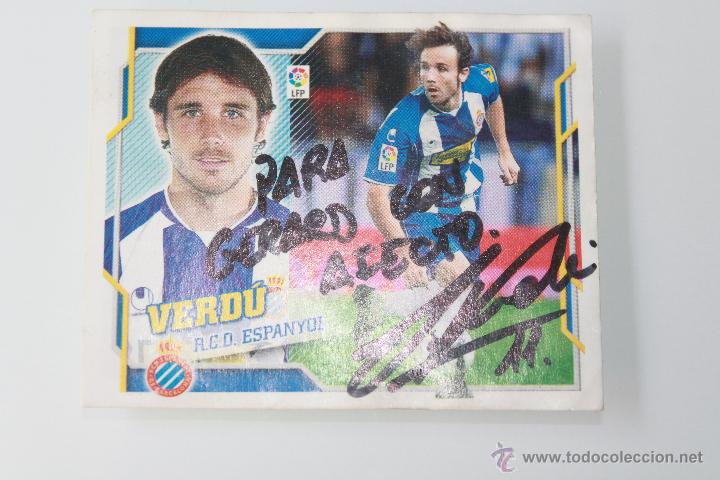 Coleccionismo deportivo: VERD&Uacute;, N&Uacute;M. 10, ESTE, 2010-2011, FIRMADO - Foto 1