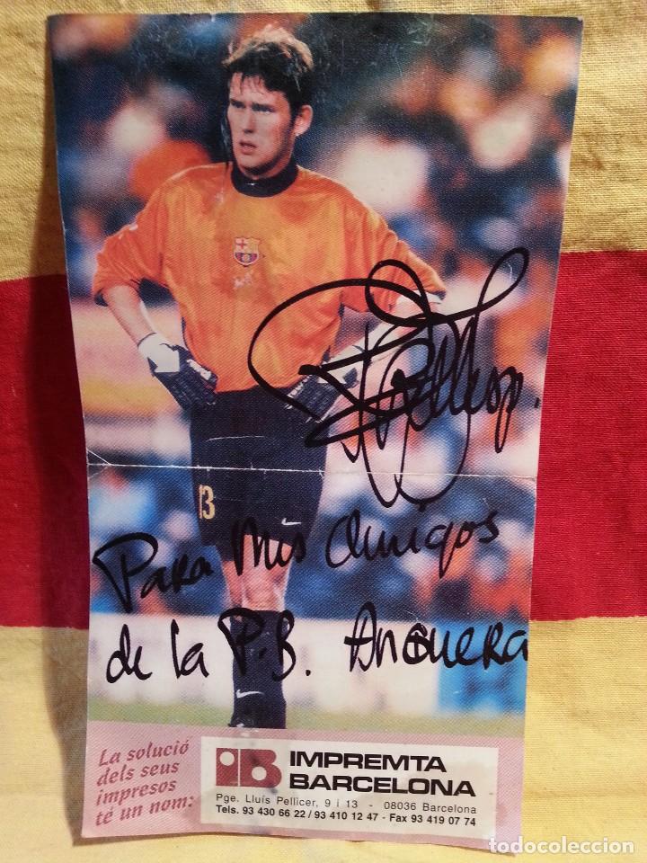 Coleccionismo deportivo: AUTOGRAFO - F.C.B - ANGOY . - Foto 1