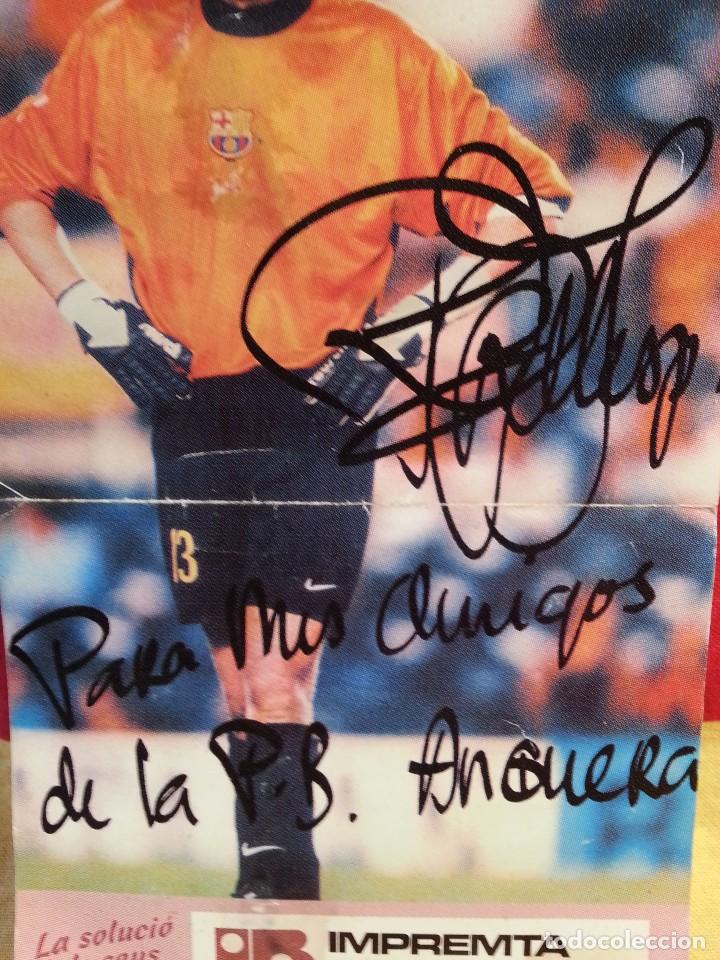 Coleccionismo deportivo: AUTOGRAFO - F.C.B - ANGOY . - Foto 2
