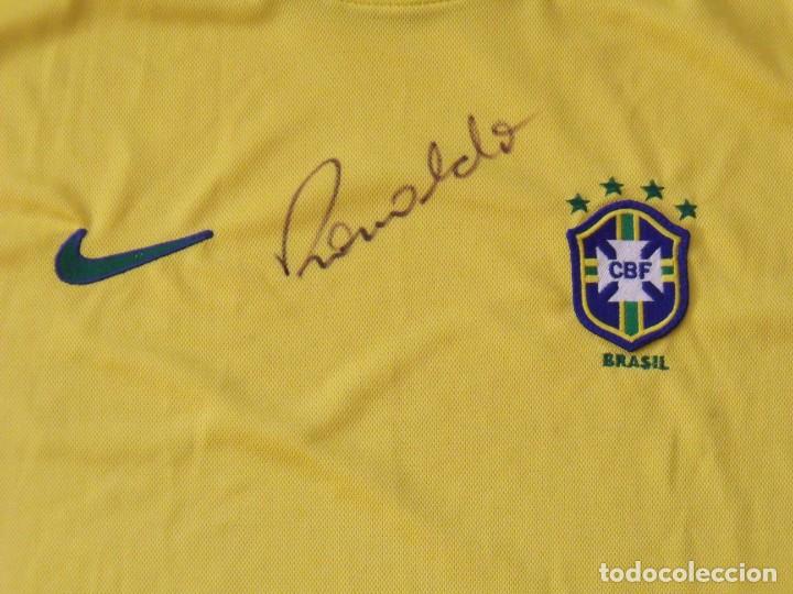 Lot Detail - 2002 RONALDO FIFA WORLD CUP MATCH WORN & TEAM SIGNED BRAZIL  (CBF) JERSEY INSCRIBED TO BRAZIL'S 34TH PRESIDENT FERNANDO HENRIQUE CARDOSO  (TEAM COORDINATOR LOA)