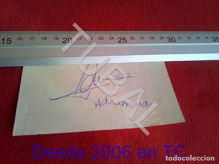 Sports collectibles: TUBAL ATHLETIC BILBAO ANDRINUA AUTOGRAFO FIRMA B49