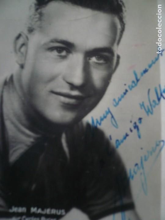 Coleccionismo deportivo: Jean Maj&eacute;rus-Dedicatoria - Foto 2