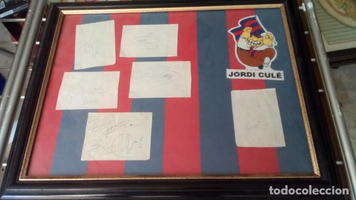 Coleccionismo deportivo: Barca,cuadro. - Foto 1