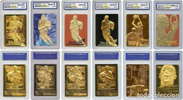 Sammelleidenschaft Sport: KOBE BRYANT - LOTE 6 CROMOS DE ORO ( 23 K ) - EDICION LIMITADA