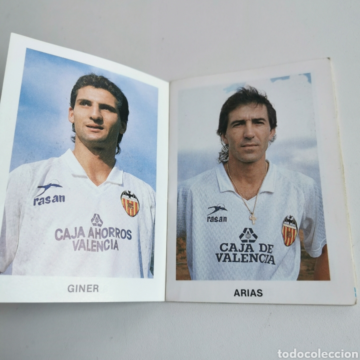 Coleccionismo deportivo: Libreto Plantilla Jugadores Valencia Club de Fútbol Temporada 1989-90 Firmada por varios jugadores - Foto 3 - 212082840