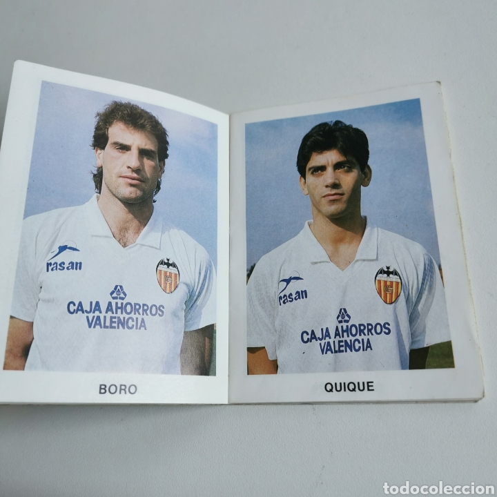 Coleccionismo deportivo: Libreto Plantilla Jugadores Valencia Club de Fútbol Temporada 1989-90 Firmada por varios jugadores - Foto 4 - 212082840