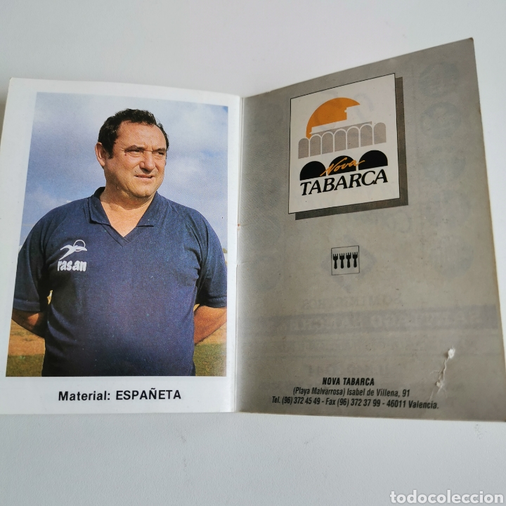 Coleccionismo deportivo: Libreto Plantilla Jugadores Valencia Club de Fútbol Temporada 1989-90 Firmada por varios jugadores - Foto 14 - 212082840
