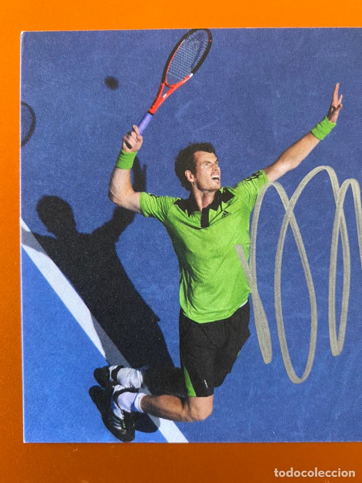 Coleccionismo deportivo: Aut&oacute;grafo Original Andy Murray, Tenis - Foto 2