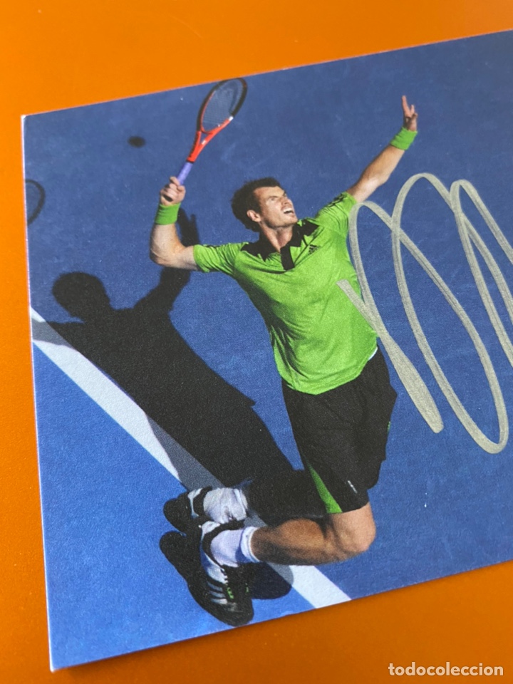 Coleccionismo deportivo: Aut&oacute;grafo Original Andy Murray, Tenis - Foto 5
