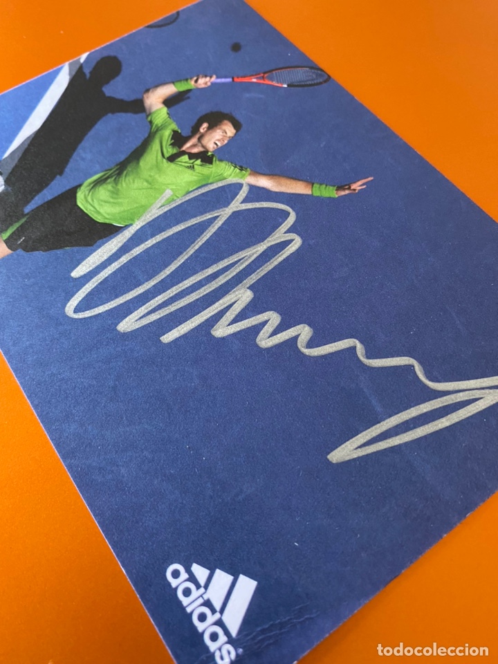 Coleccionismo deportivo: Aut&oacute;grafo Original Andy Murray, Tenis - Foto 6