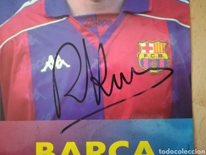 Coleccionismo deportivo: RONALD KOEMAN. Aut&oacute;grafo. - Foto 2