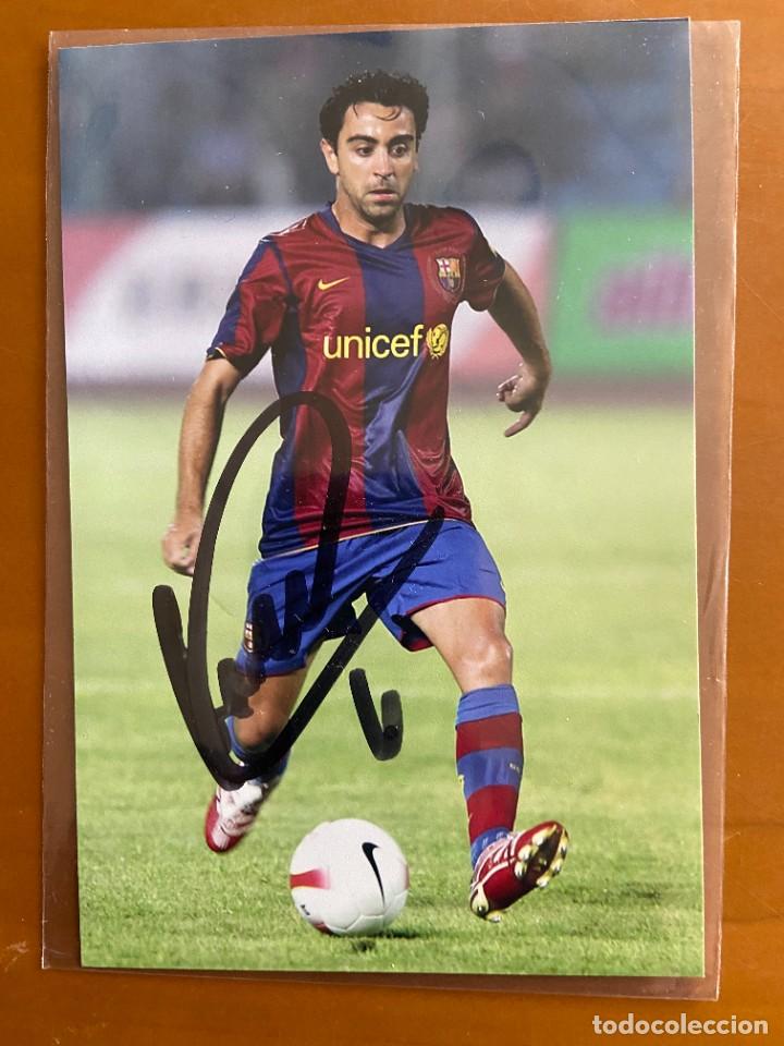 Coleccionismo deportivo: xabi barcelona con autografo - Foto 1