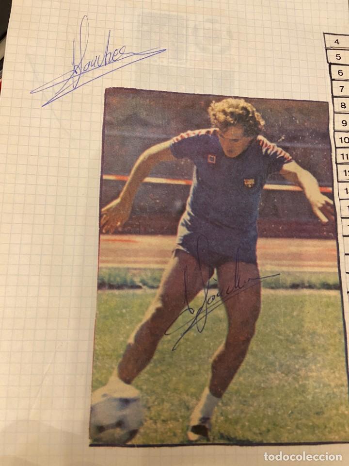 Coleccionismo deportivo: sanchez barcelona con autografo - Foto 1