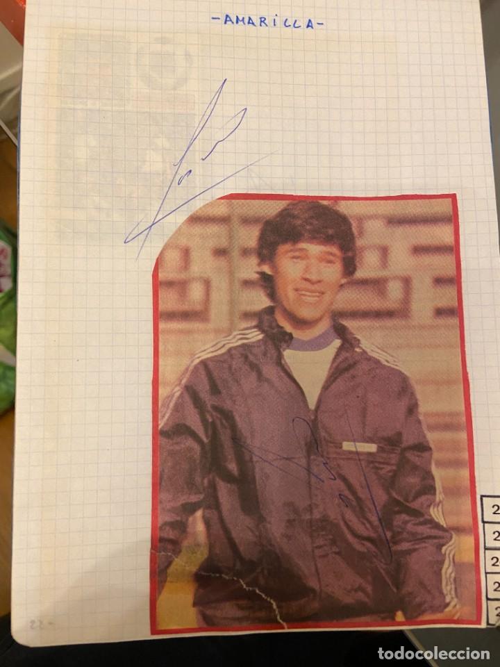 Coleccionismo deportivo: AMARILLA REAL ZARAGOZA CON AUTOGRAFO - Foto 1