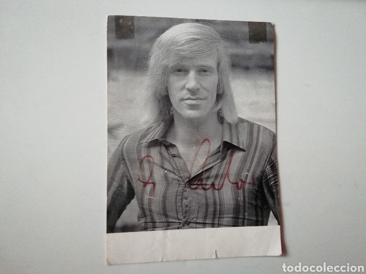 Sammelleidenschaft Sport: POSTAL CON AUT&Oacute;GRAFO FUTBOLISTA GUNTER NETZER