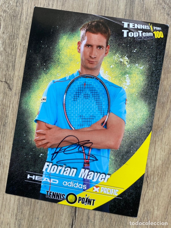 Coleccionismo deportivo: Aut&oacute;grafo Original de Flori&aacute;n Mayer. TENIS - Foto 2