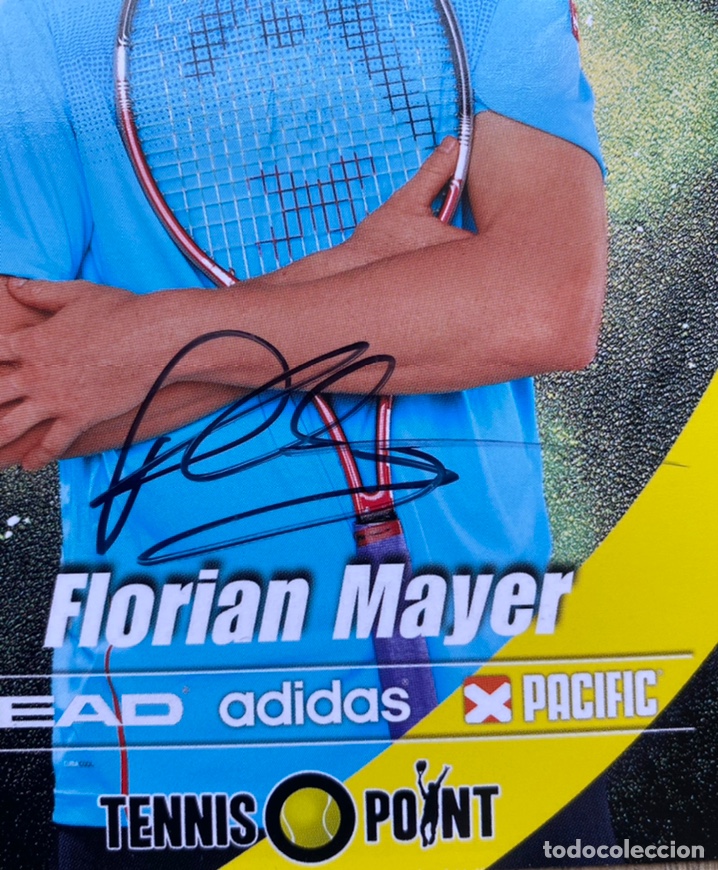 Coleccionismo deportivo: Aut&oacute;grafo Original de Flori&aacute;n Mayer. TENIS - Foto 4