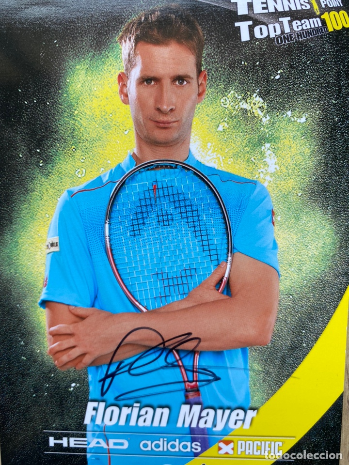 Coleccionismo deportivo: Aut&oacute;grafo Original de Flori&aacute;n Mayer. TENIS - Foto 5