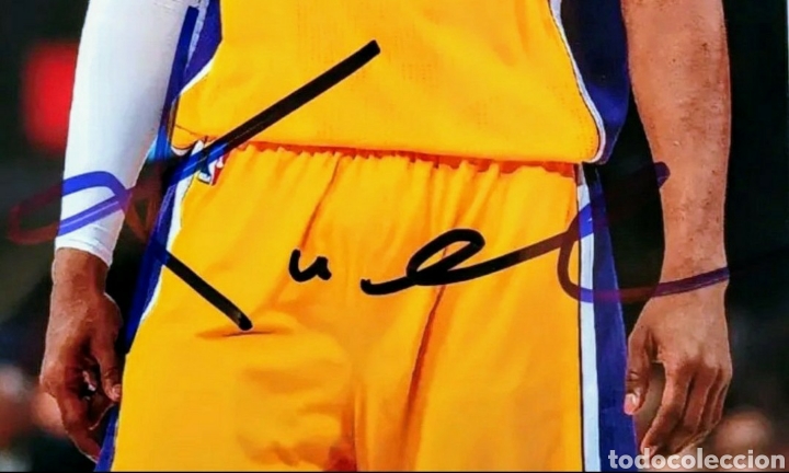 Coleccionismo deportivo: KOBE BRYANT!!!, &rdquo;LEGEND&rdquo;. Autografo Original. - Foto 2