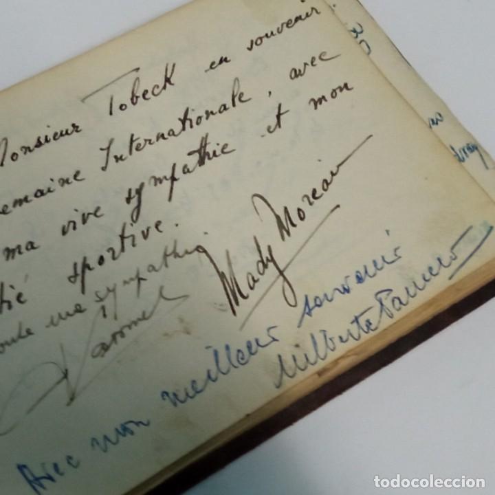 Coleccionismo deportivo: cuaderno de aut&oacute;grafos a&ntilde;os 50 - Foto 2