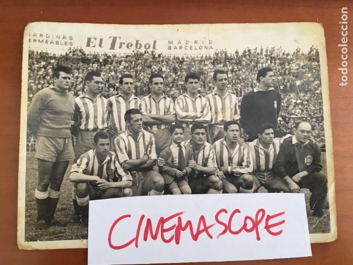Sammelleidenschaft Sport: real club deportivo espa&ntilde;ol alineacion foto original antigua con autografos originales