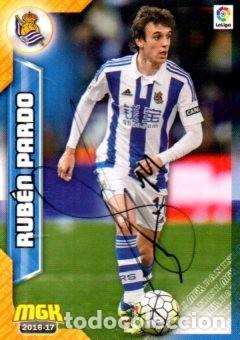 Sports collectibles: CROMO FIRMADO - AUTOGRAFO FUTBOL - RUBEN PARDO - REAL SOCIEDAD
