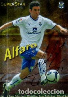 Sports collectibles: CROMO FIRMADO - AUTOGRAFO FUTBOL - ALFARO - TENERIFE