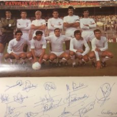 Coleccionismo deportivo: 1978 REAL MADRID CASTILLA AUTÓGRAFOS ORIGINALES DE TODA PLANTILLA. Lote 288130958