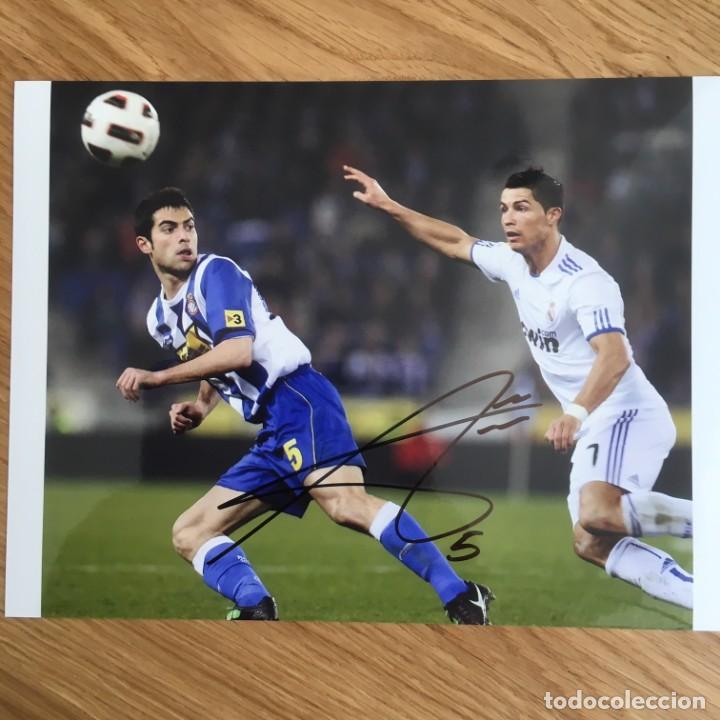 Sports collectibles: RCDE JORDI AMAT AUTOGRAFO ORIGINAL EN FOTO (MIO)