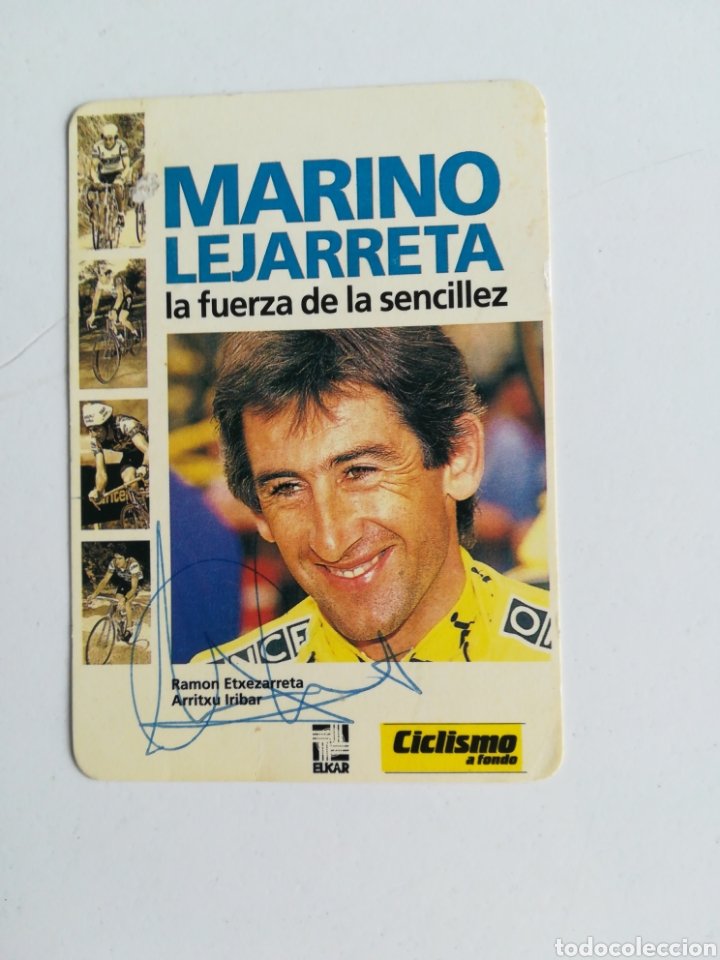 Sports collectibles: MARINO LEJARRETA. Calendario del a&ntilde;o 1993 con su Aut&oacute;grafo.