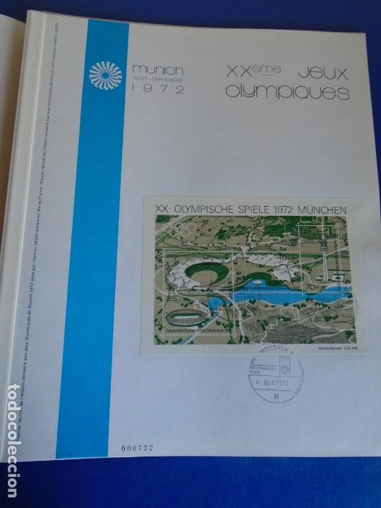 Coleccionismo deportivo: (COM-211200)SELLOS MUNICH 1972 Y AUTOGRAFOS - Foto 2