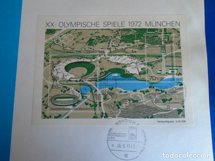 Coleccionismo deportivo: (COM-211200)SELLOS MUNICH 1972 Y AUTOGRAFOS - Foto 3