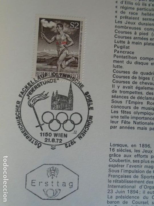 Coleccionismo deportivo: (COM-211200)SELLOS MUNICH 1972 Y AUTOGRAFOS - Foto 5