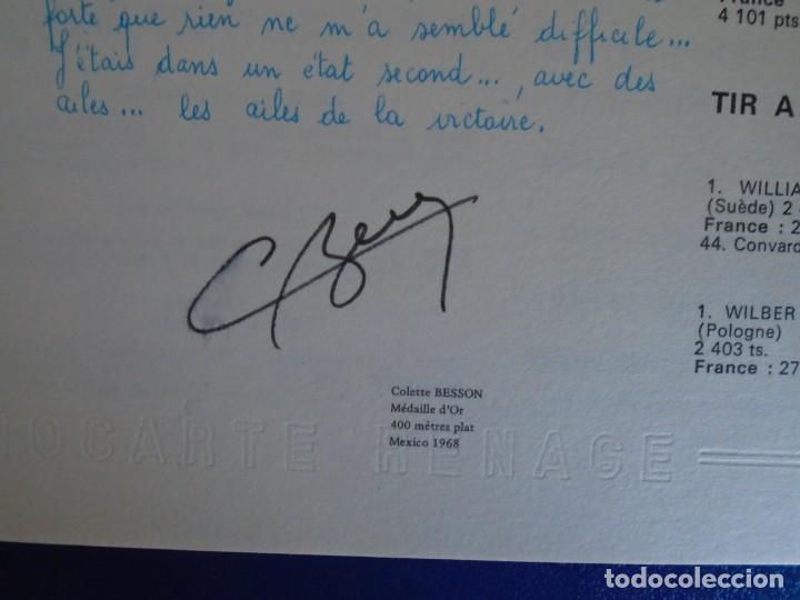 Coleccionismo deportivo: (COM-211200)SELLOS MUNICH 1972 Y AUTOGRAFOS - Foto 15