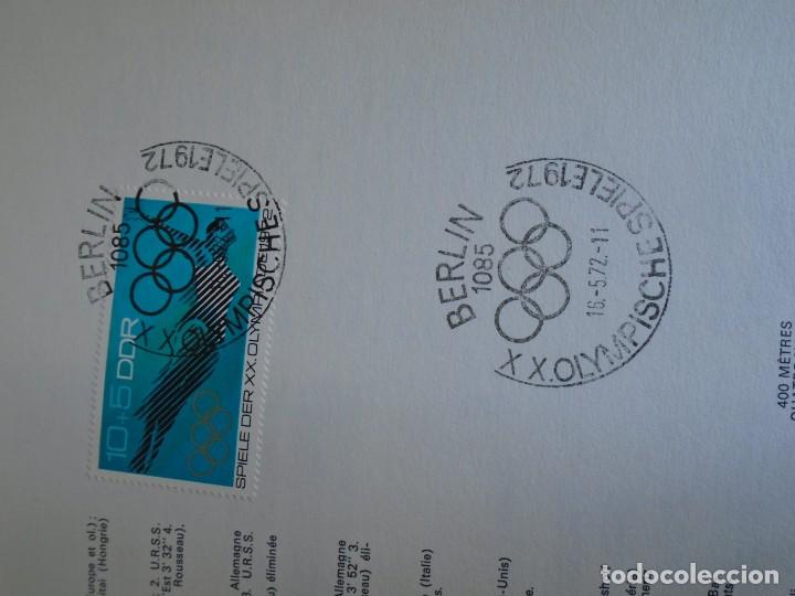 Coleccionismo deportivo: (COM-211200)SELLOS MUNICH 1972 Y AUTOGRAFOS - Foto 17