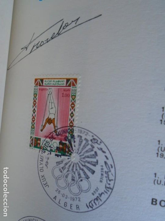 Coleccionismo deportivo: (COM-211200)SELLOS MUNICH 1972 Y AUTOGRAFOS - Foto 21