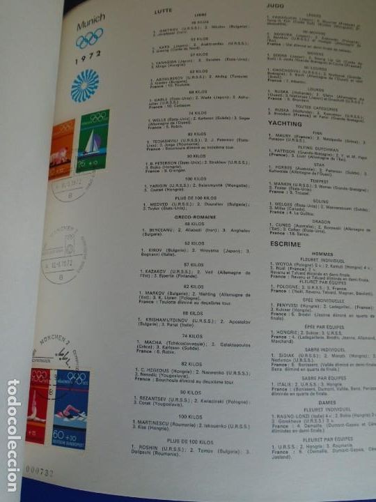 Coleccionismo deportivo: (COM-211200)SELLOS MUNICH 1972 Y AUTOGRAFOS - Foto 22