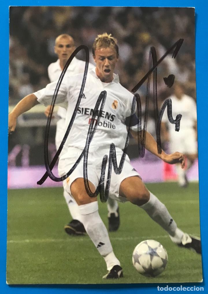 Sammelleidenschaft Sport: Guti (Jos&eacute; Mar&iacute;a Gutierrez) - Real Madrid Club de F&uacute;tbol - Aut&oacute;grafo Original - 11 X 15,5 cms