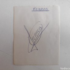 Coleccionismo deportivo: FUTBOL. AUTOGRAFO CHAPI FERRER. FC. BARCELONA. 1992. Lote 334851198
