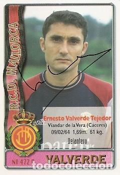 Collectionnisme sportif: CROMO FIRMADO - AUTOGRAFO FUTBOL - VALVERDE - MALLORCA