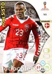 Collectionnisme sportif: CROMO FIRMADO - AUTOGRAFO FUTBOL - PIONE SISTO - DINAMARCA