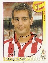Collectionnisme sportif: CROMO FIRMADO - AUTOGRAFO FUTBOL - URZAIZ - ESPA&Ntilde;A