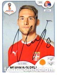 Collectionnisme sportif: CROMO FIRMADO - AUTOGRAFO FUTBOL - GUDELJ - SERBIA