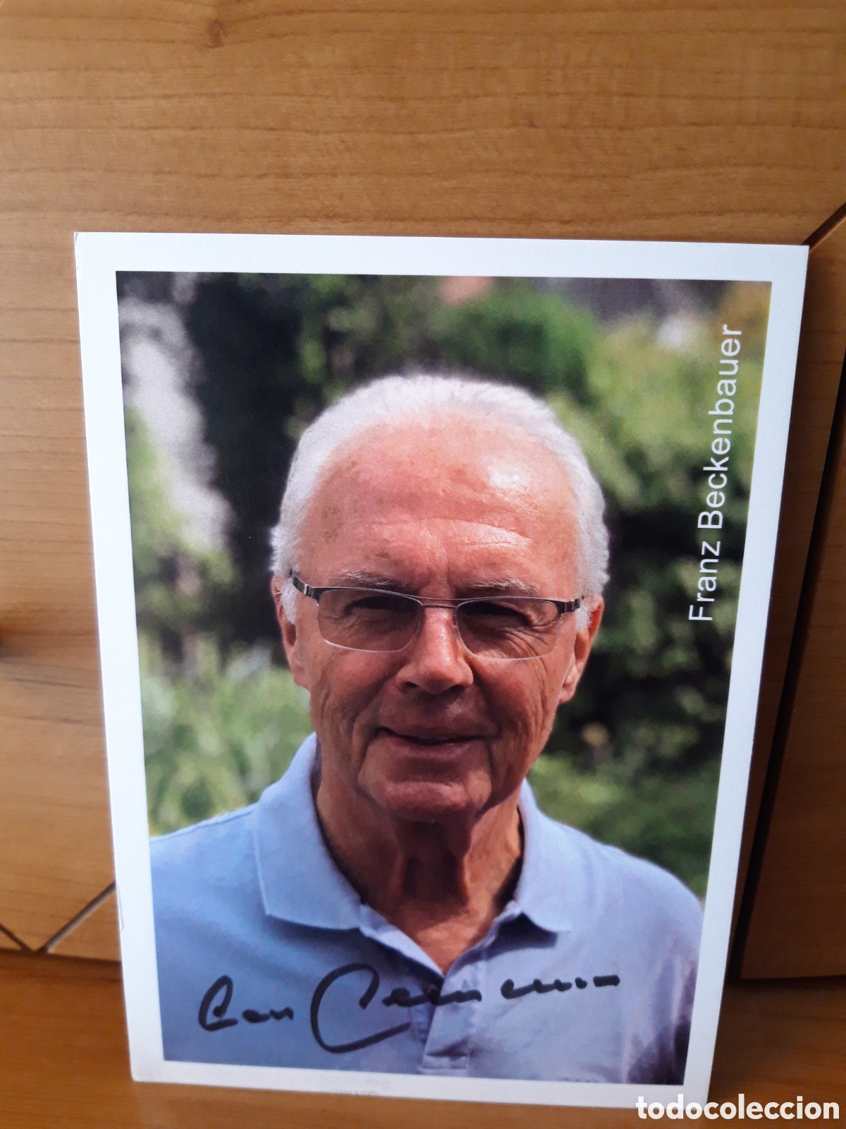 Coleccionismo deportivo: Aut&oacute;grafo Franz Beckenbauer - Foto 2
