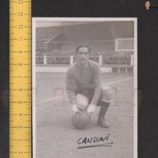 Coleccionismo deportivo: JOSÉ CANDINI CORTÉS (DEPORTIVO ALAVÉS) FOTO ANTIGUA FIRMADA AÑO 1939/40 - FUTBOL AUTÓGRAFO JUGADOR