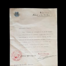 Coleccionismo deportivo: (XC-72)CARTA FIRMA ORIGINAL PRESIDENTE DEL F.C.BARCELONA JOAN GAMPER 1925- ARCHIVO RICARD GRAELLS