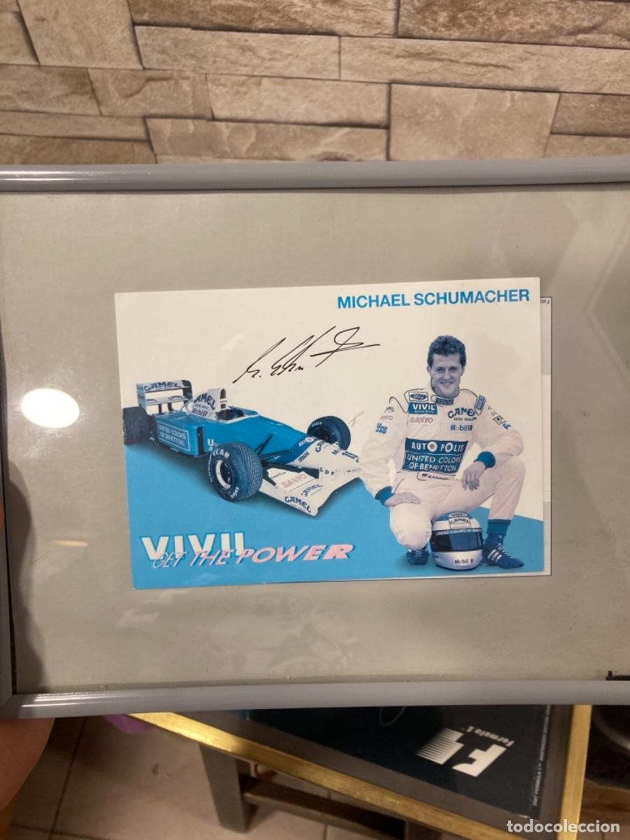 Coleccionismo deportivo: Aut&oacute;grafo antiguo de michael schumacher - Foto 1